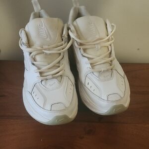 Nike White Athletic Shoes with Chunky Sole